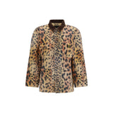 R13 Multicolor Cotton Full-Length Jacket - Relaxed Chore Design