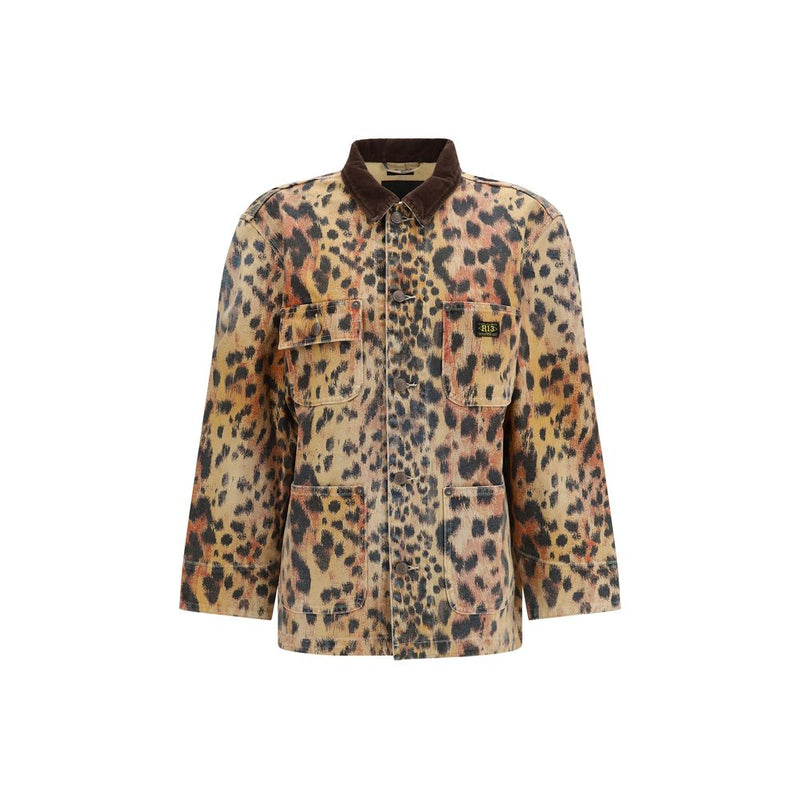 R13 Multicolor Cotton Full-Length Jacket for Women