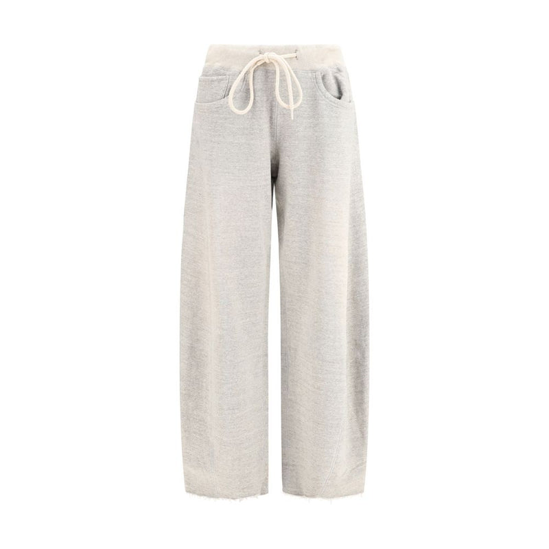 R13 Gray Cotton Casual Pants - Relaxed Fit Sweatpants