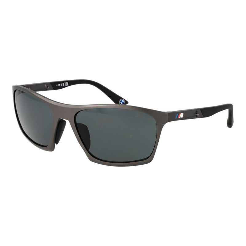 BMW Gray Aluminum Sunglasses for Men - Sport Style