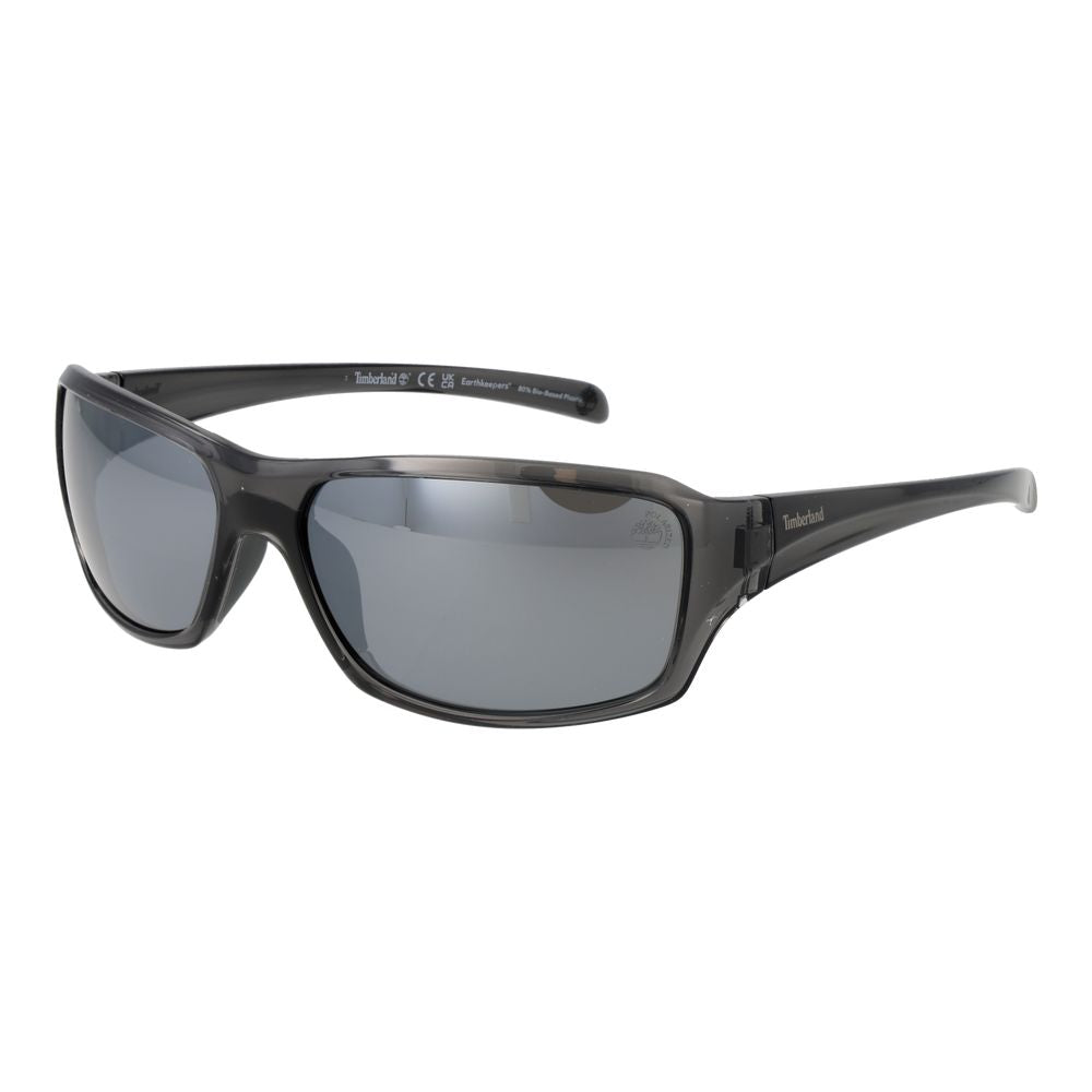 Timberland Gray Stainless Steel Polarized Sunglasses for Men