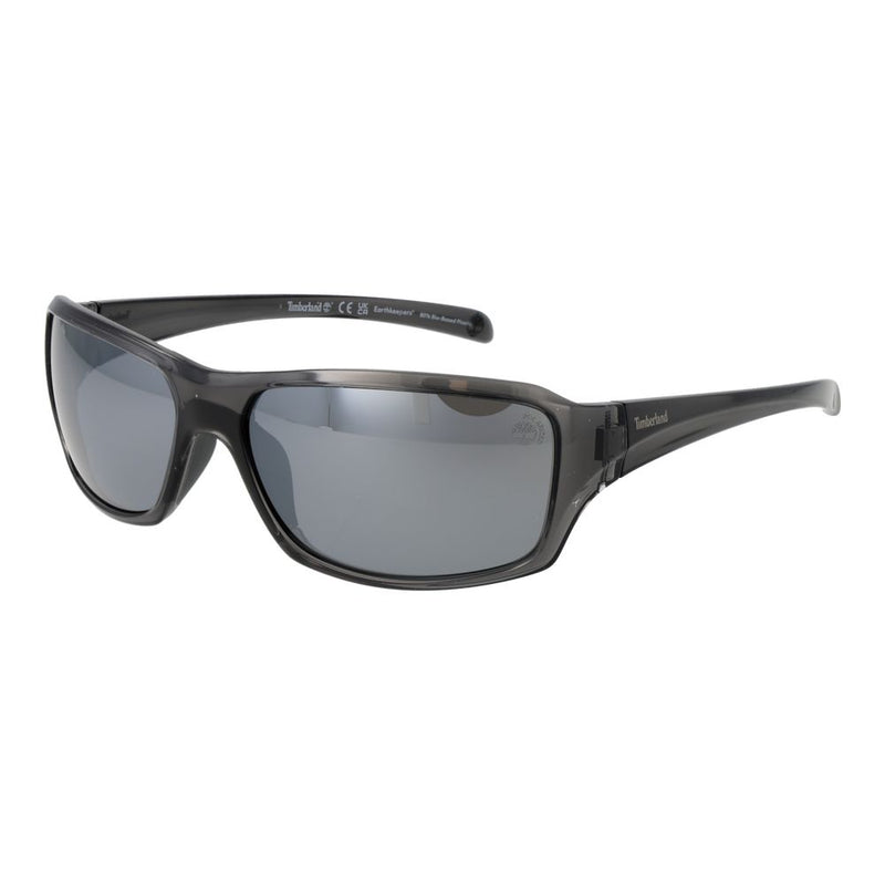 Timberland Gray Stainless Steel Polarized Sunglasses for Men