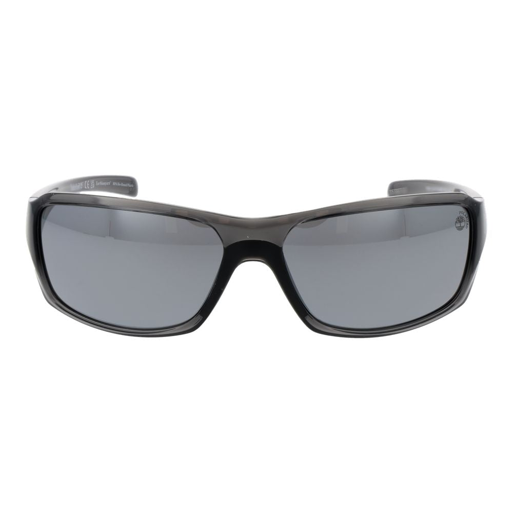 Timberland Gray Stainless Steel Polarized Sunglasses for Men