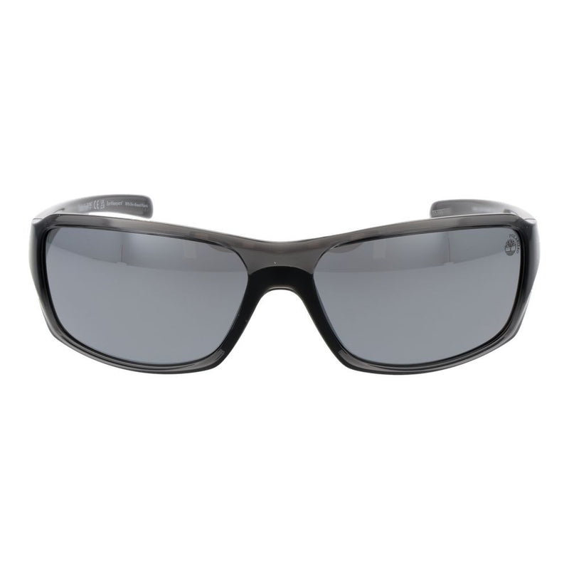 Timberland Gray Stainless Steel Polarized Sunglasses for Men