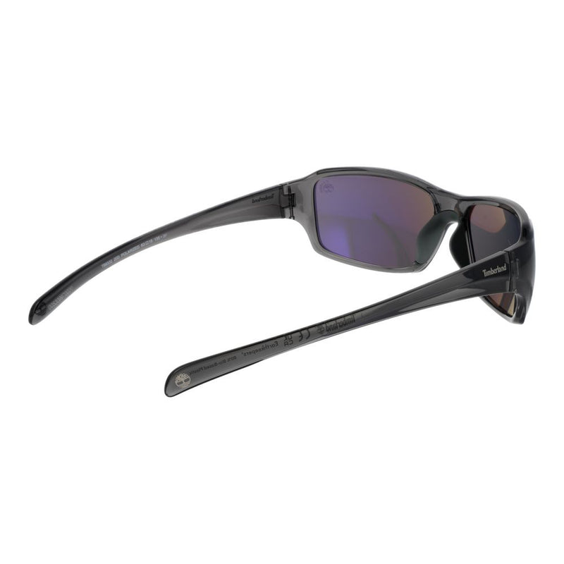Timberland Gray Stainless Steel Polarized Sunglasses for Men