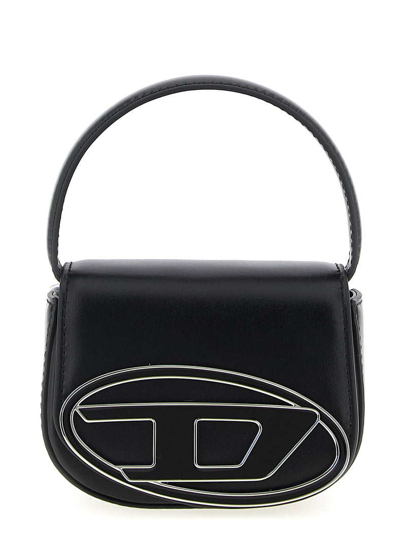 Diesel 1DR XS Black Cowhide Handbag - Modern Elegance