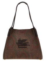 Etro Brown Cotton Tote Bag