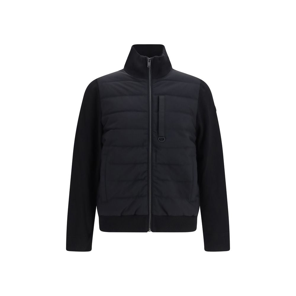 Moose Knuckles Kamet Black Viscose Full-Length Jacket