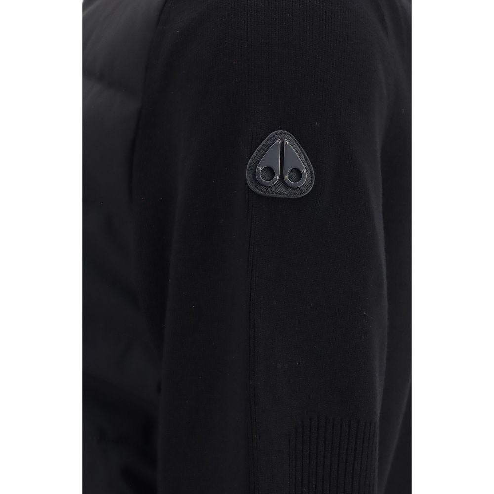 Moose Knuckles Kamet Black Viscose Full-Length Jacket