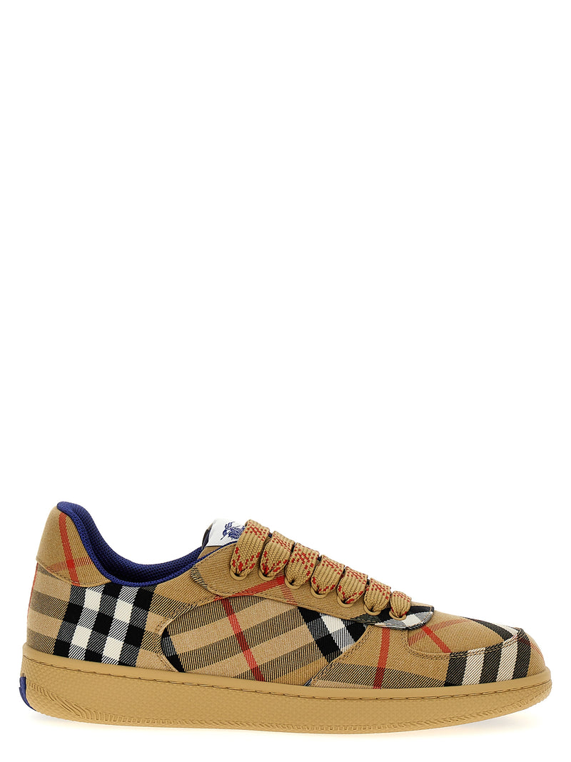 Burberry Terrace Check Multicolor Polyester Sneakers