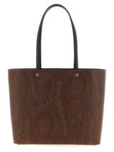 Etro Brown Cotton Tote Bag