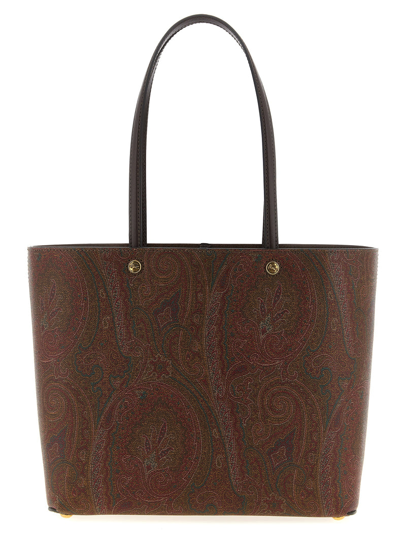 Etro Essential Brown Cotton Tote Bag - Stylish & Functional