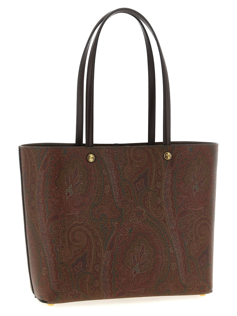Etro Essential Brown Cotton Tote Bag - Stylish & Functional