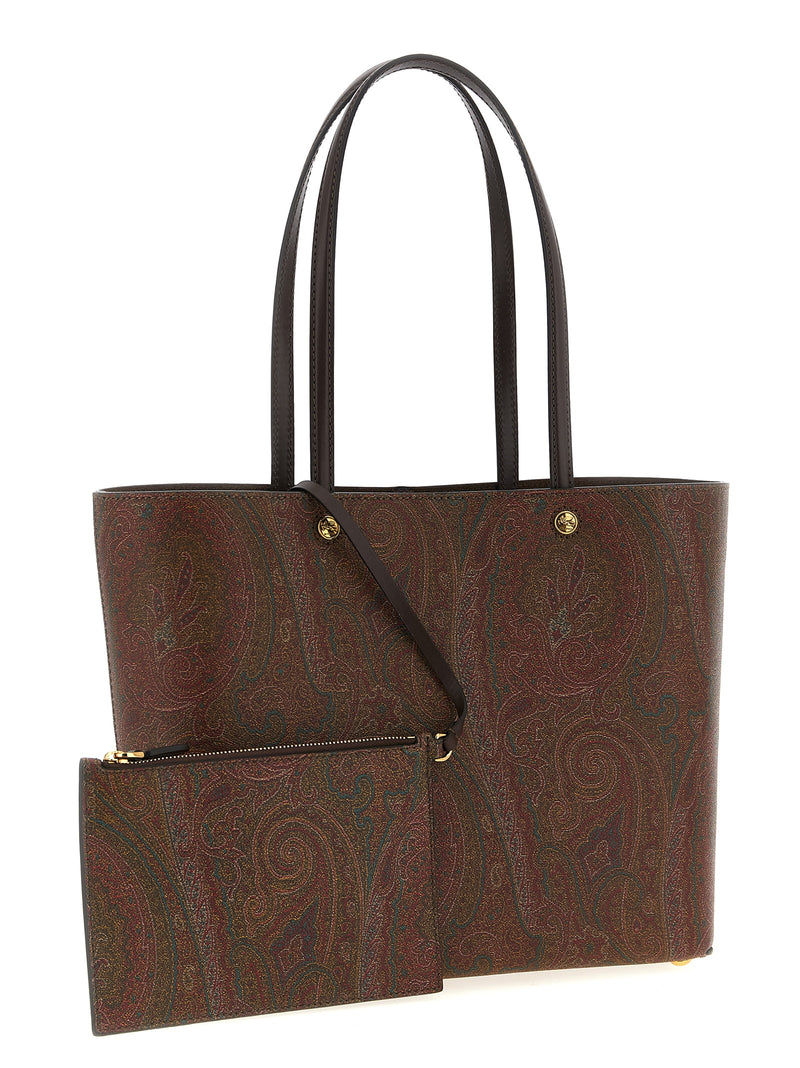 Etro Essential Brown Cotton Tote Bag - Stylish & Functional