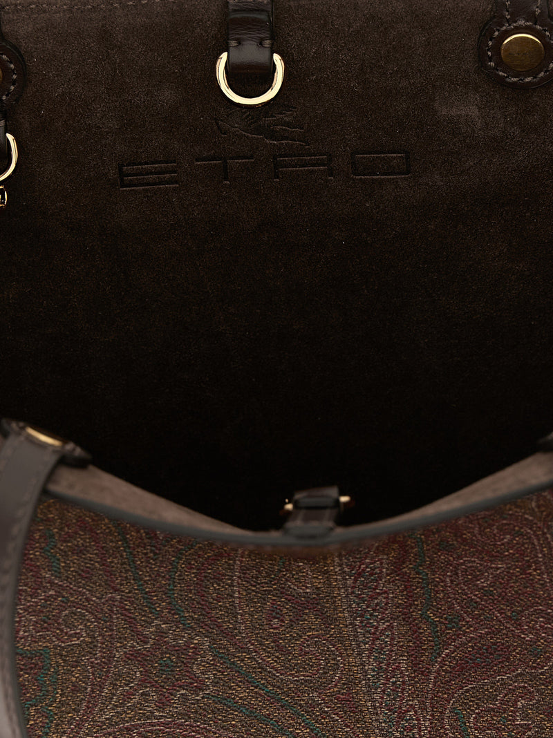 Etro Essential Brown Cotton Tote Bag - Stylish & Functional