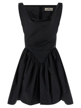 Vivienne Westwood Black Cotton Short Dress