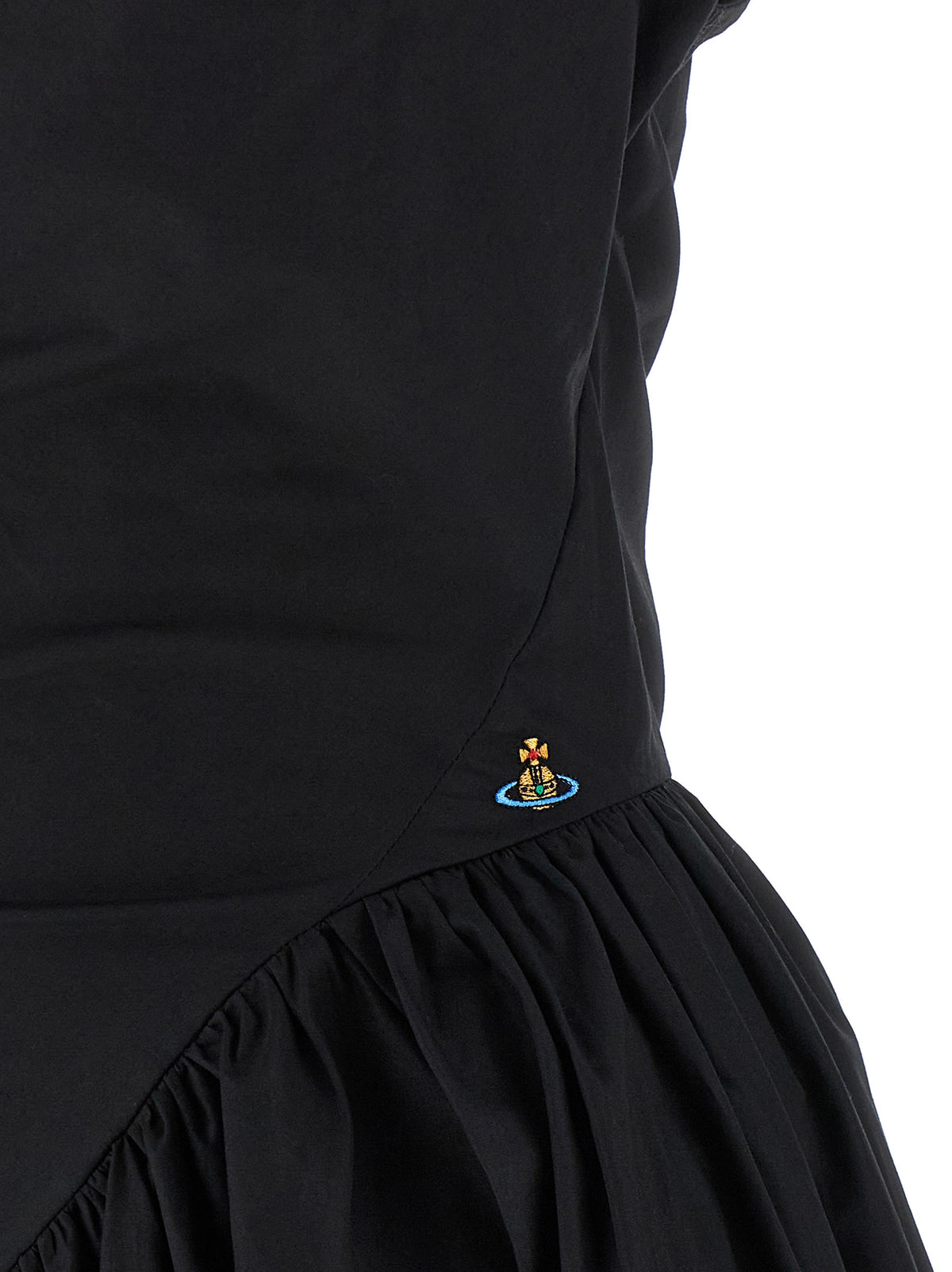 Vivienne Westwood Black Cotton Short Dress