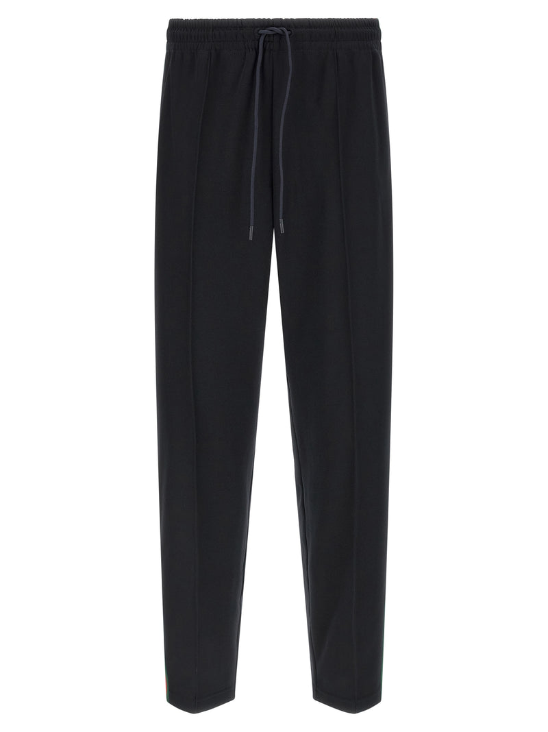 Gucci Blue Polyester Joggers - Technical Jersey Design