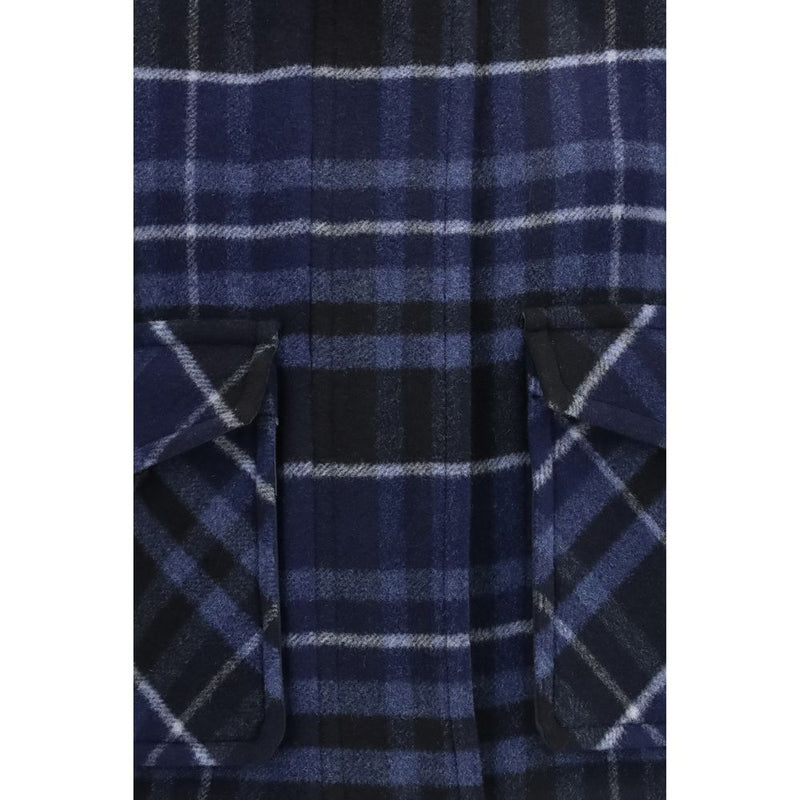 PINKO Blue Wool Oves Aries Shell Jacket