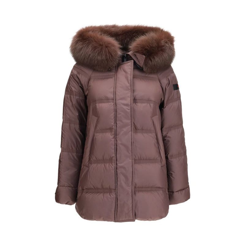 Peuterey Takan Hooded Jacket - Bordeaux Polyester