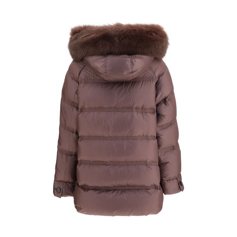 Peuterey Takan Hooded Jacket - Bordeaux Polyester