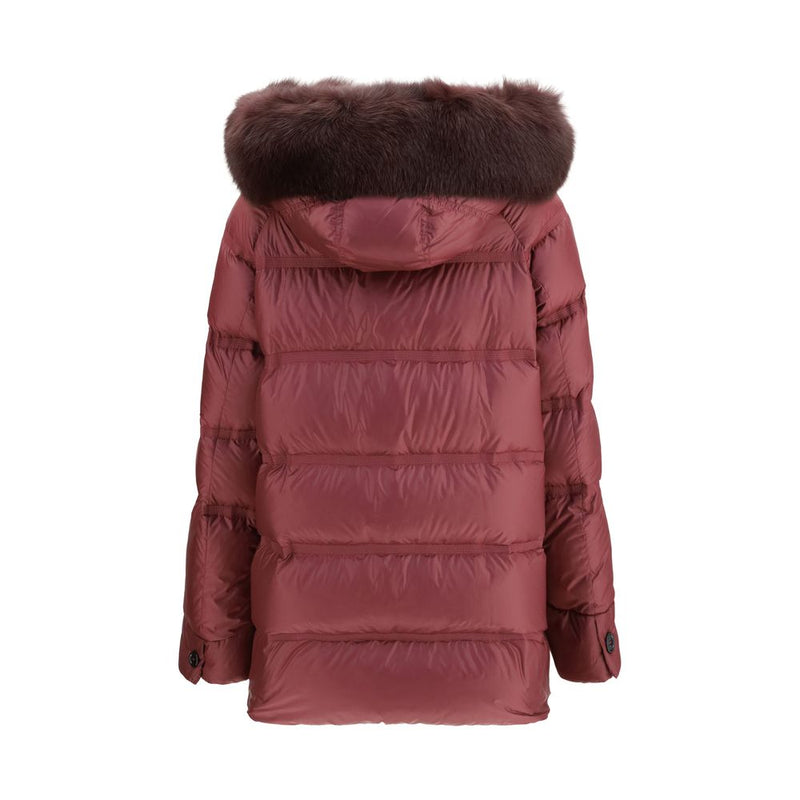 Peuterey Takan Hooded Jacket - Purple Polyester Full-Length