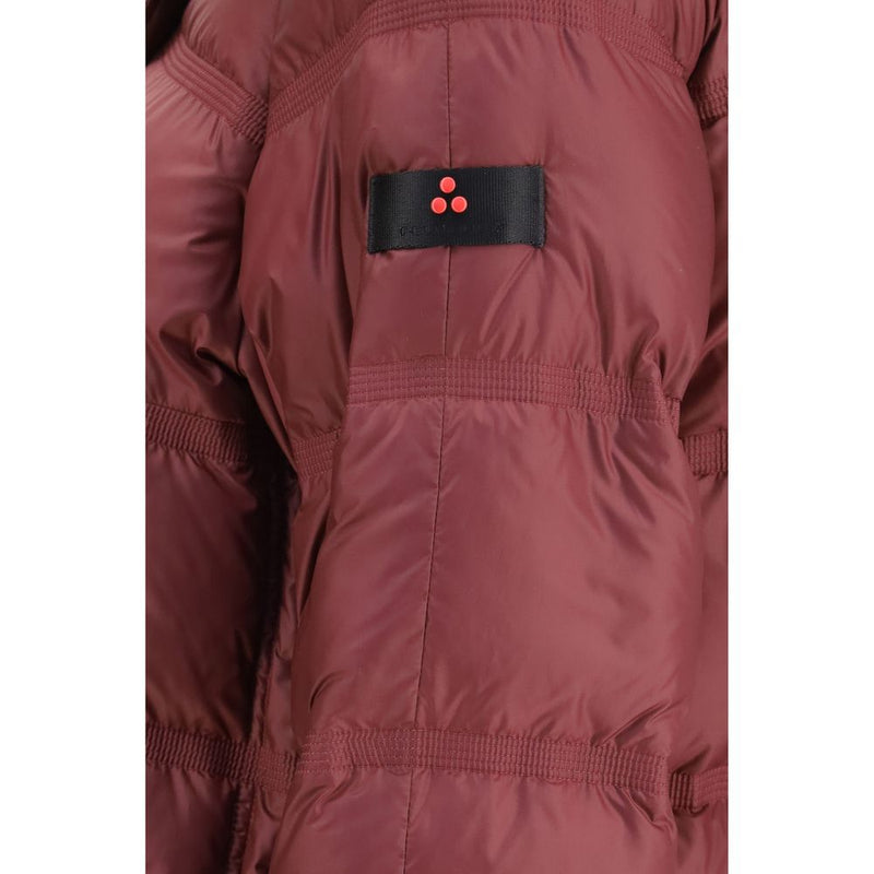 Peuterey Takan Hooded Jacket - Purple Polyester Full-Length