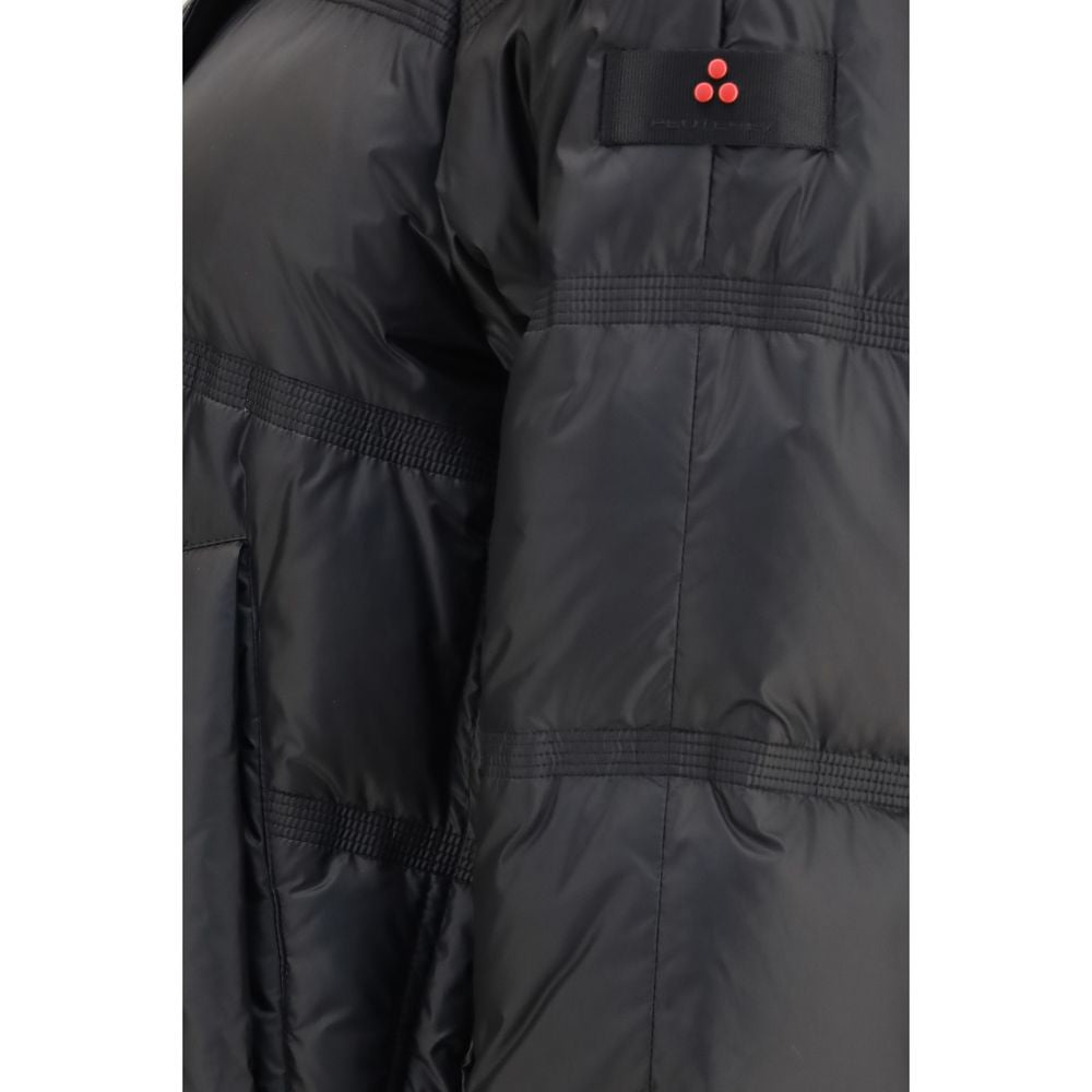 Peuterey Black Polyester Full-Length Jacket