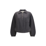 Darkpark Gray Cotton Sweatshirt