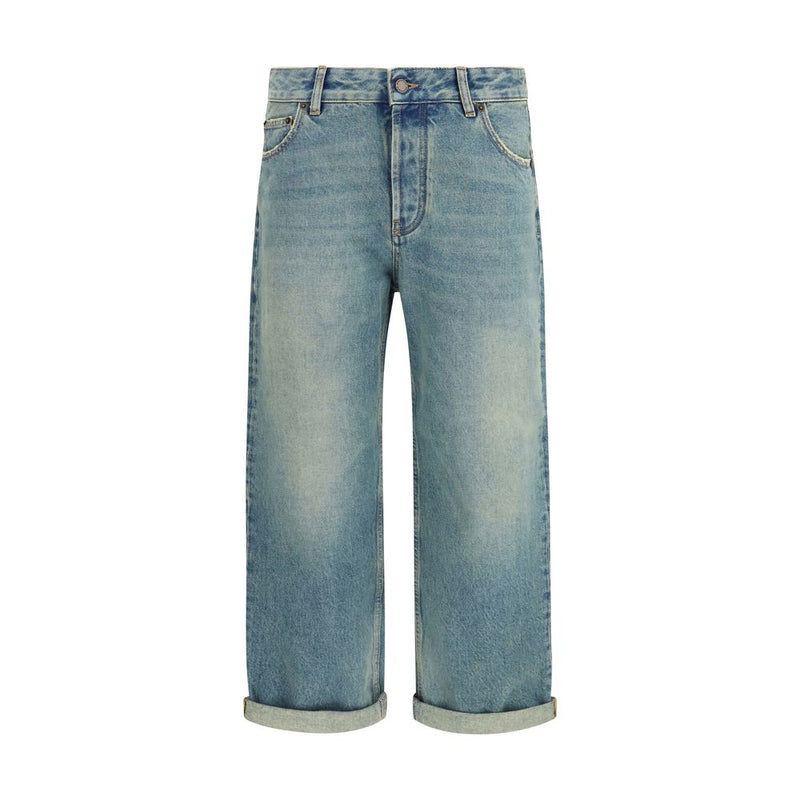 Darkpark Lizzie Blue Cotton Boyfriend Jeans for Women