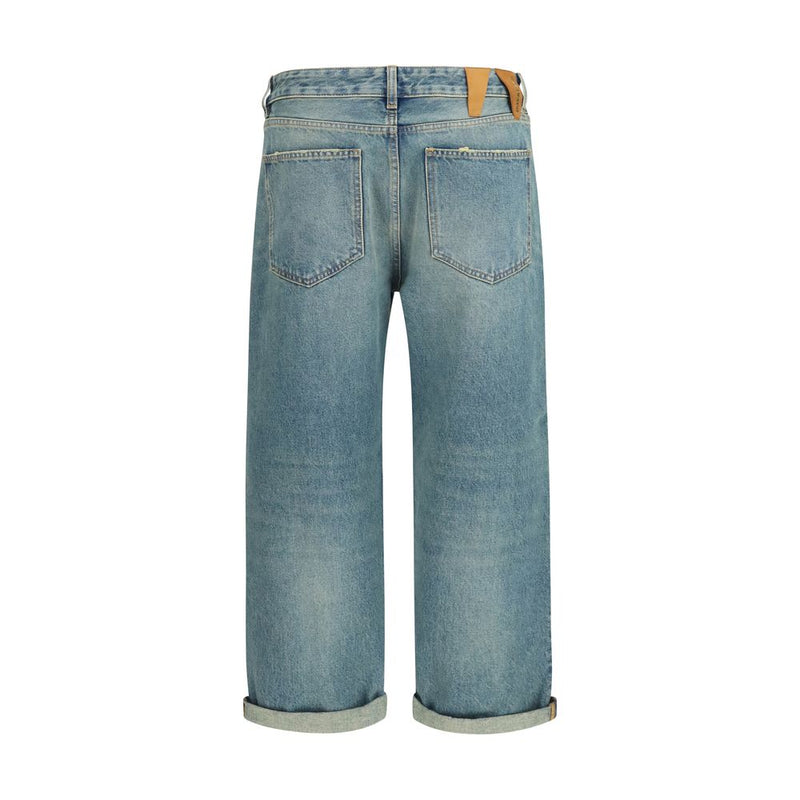 Darkpark Lizzie Blue Cotton Boyfriend Jeans for Women