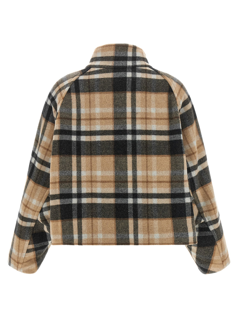 PINKO Multicolor Wool Coat - Stylish and Modern Outerwear