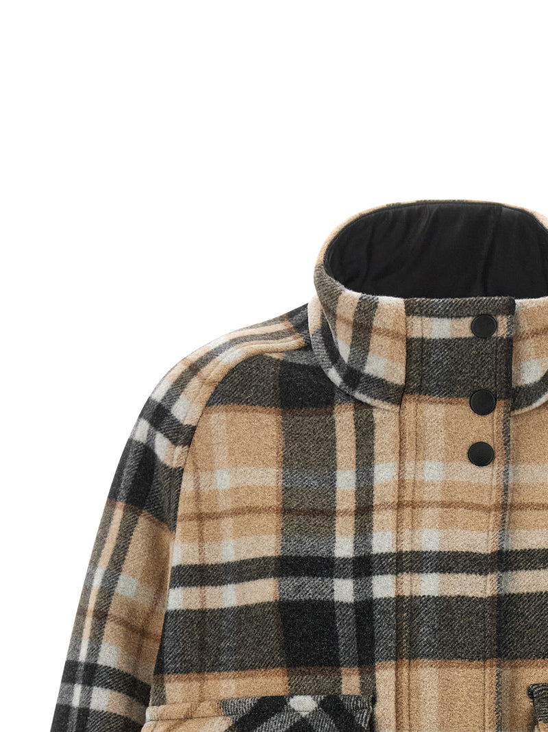 PINKO Multicolor Wool Coat - Stylish and Modern Outerwear