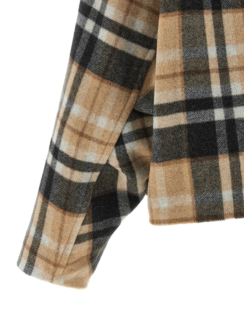 PINKO Multicolor Wool Coat - Stylish and Modern Outerwear