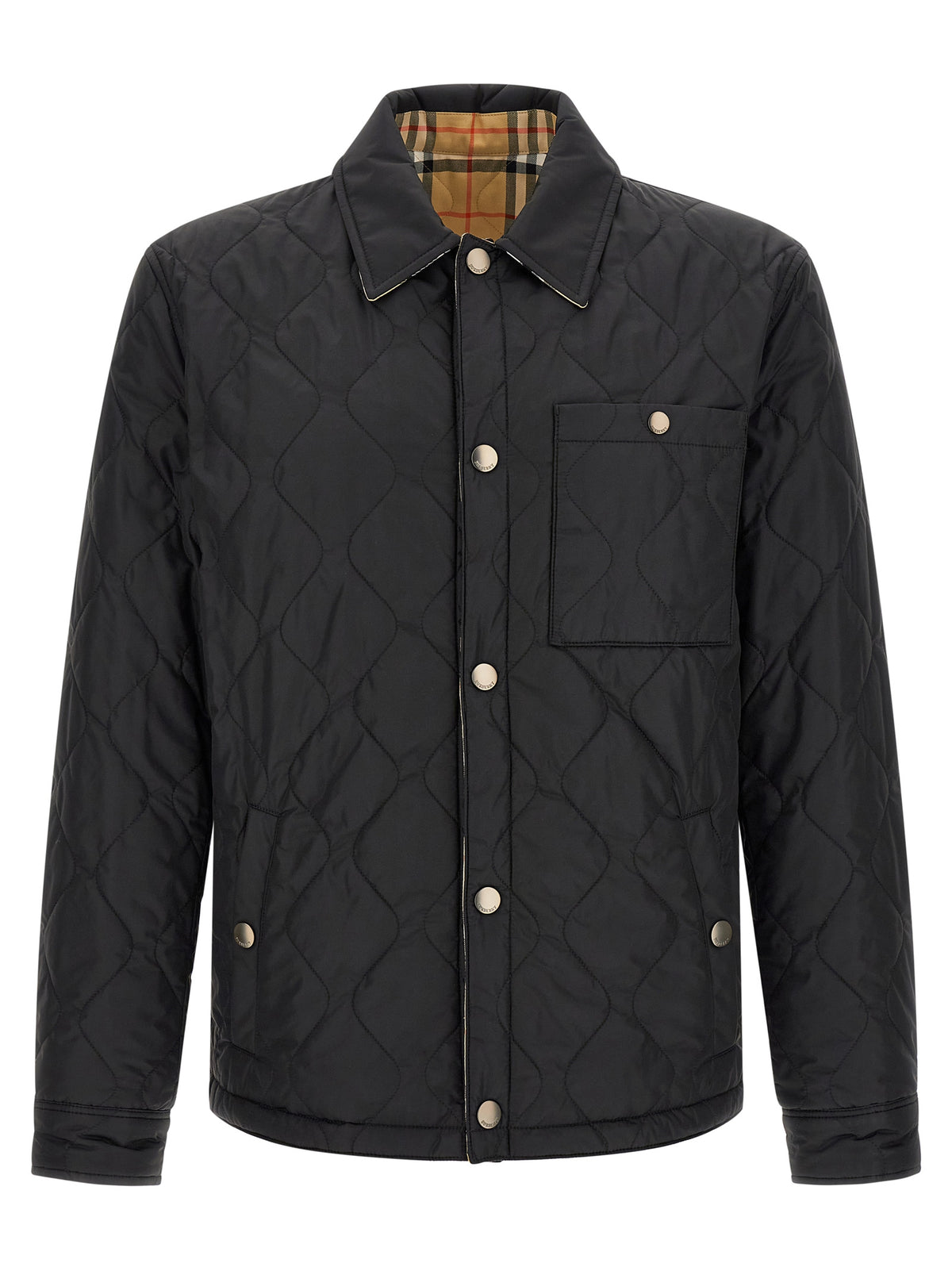 Burberry Black Polyamide Full-Length Jacket