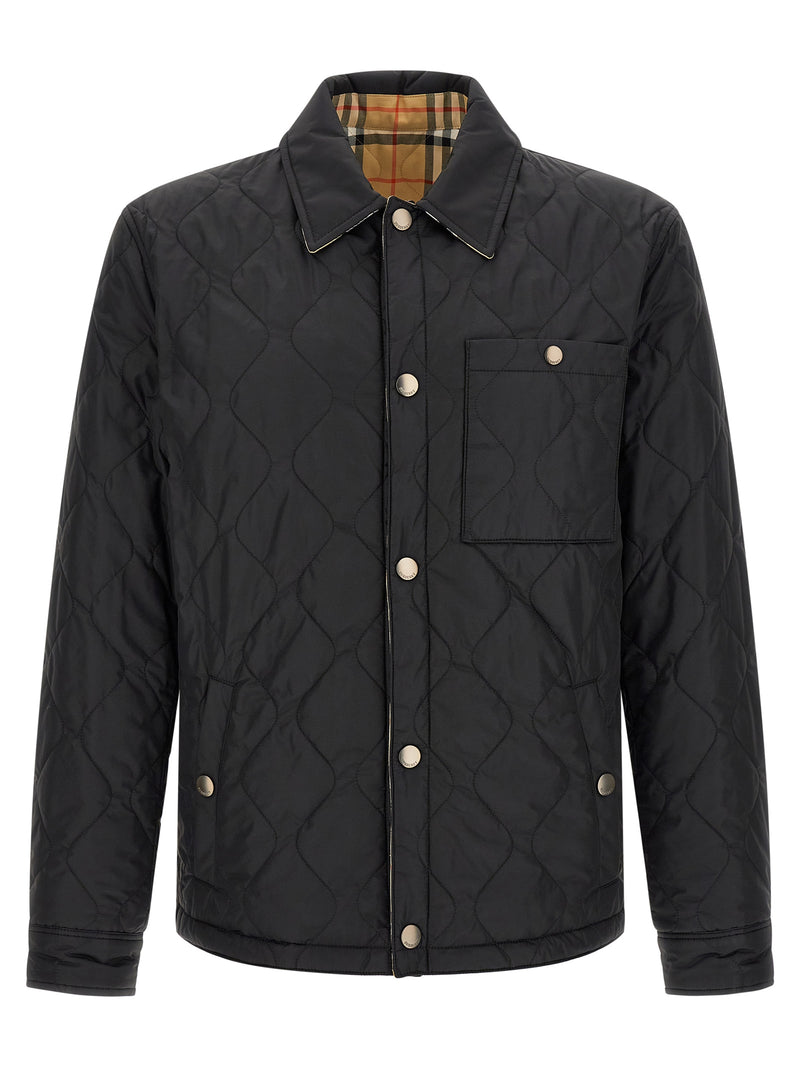 Burberry Brighton R Black Polyamide Full-Length Jacket