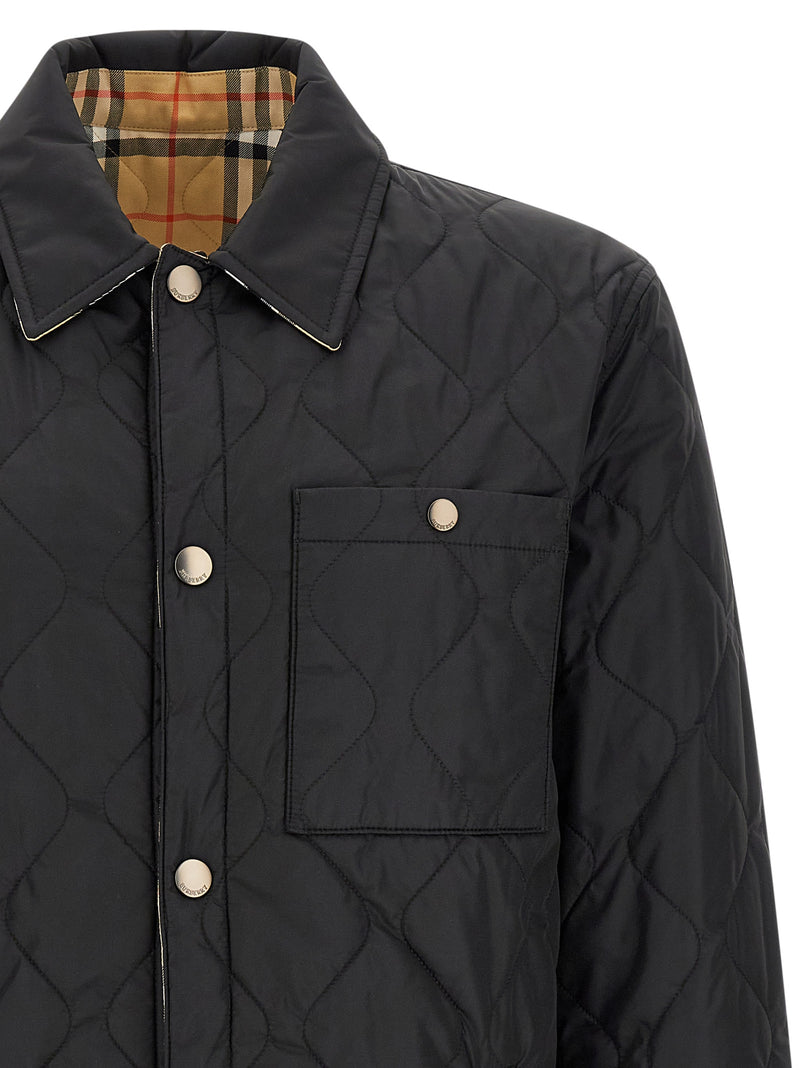 Burberry Brighton R Black Polyamide Full-Length Jacket