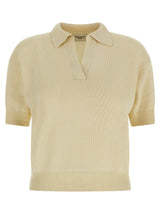 Max Mara Beige Cotton Cardigan