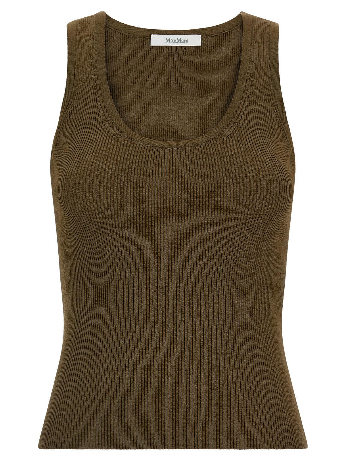 Max Mara Bicolor Viscose Sleeveles T-Shirt