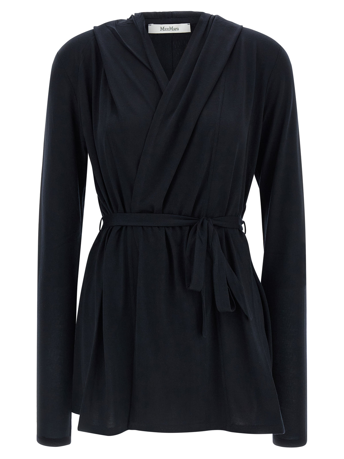 Max Mara Blue Lyocell Cardigan