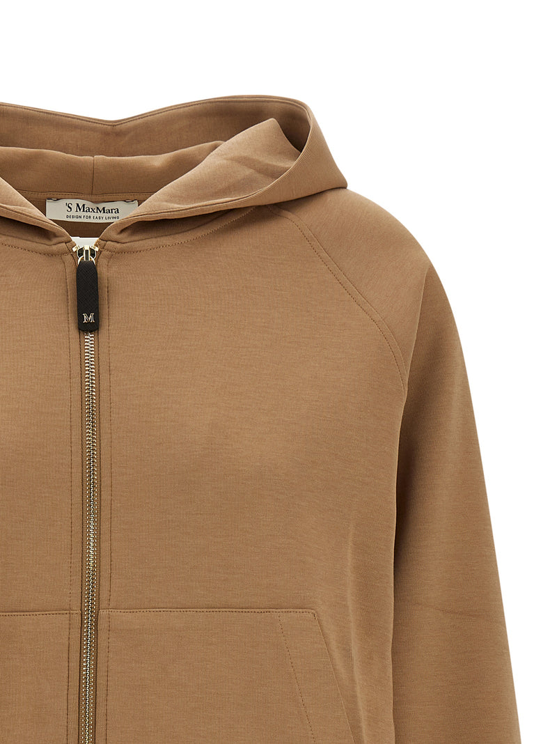 'S Max Mara Marea Beige Cotton Sweatshirt