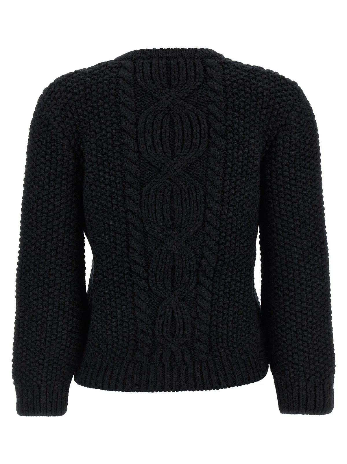 Saint Laurent Black Wool Cardigan