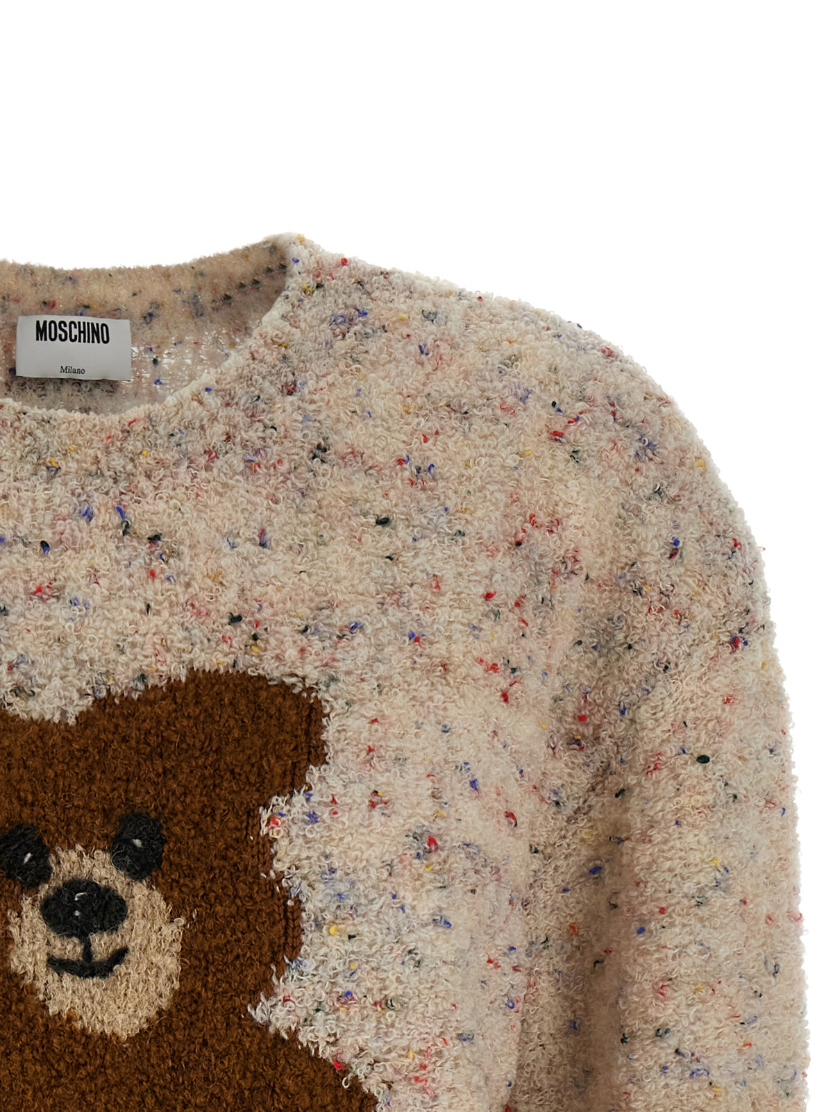 Moschino Multicolor Virgin Wool Cardigan