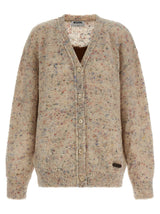 Moschino Beige Virgin Wool Cardigan
