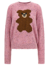 Moschino Multicolor Virgin Wool Cardigan