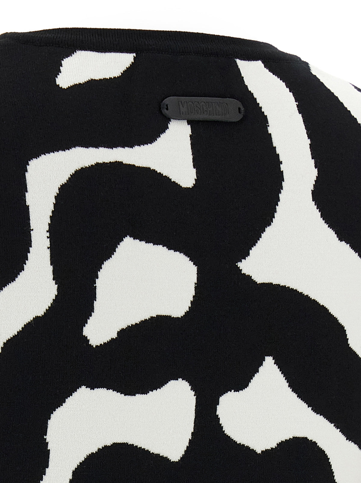 Moschino Black Viscose Cardigan