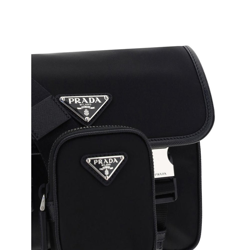 Prada Black Re-Nylon Shoulder Bag - Iconic Style & Versatility