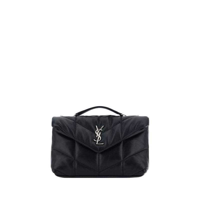 Saint Laurent Black Lambskin Mini Shoulder Bag