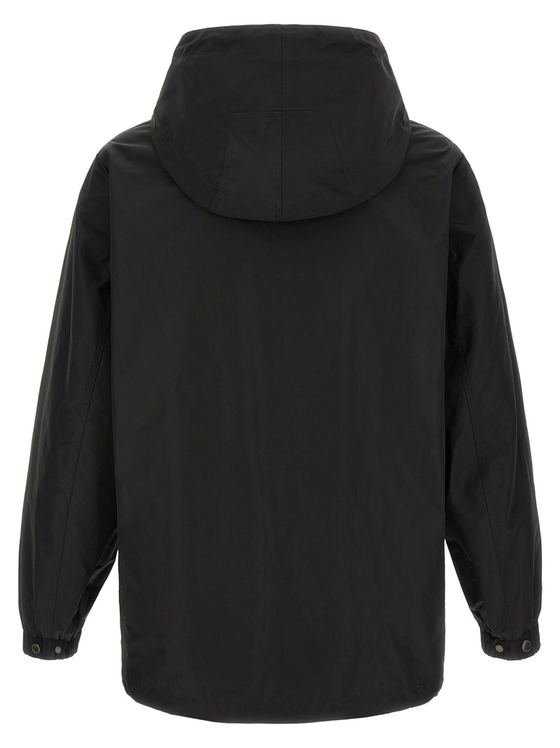 Burberry Elmhurst Black Reversible Hooded Jacket
