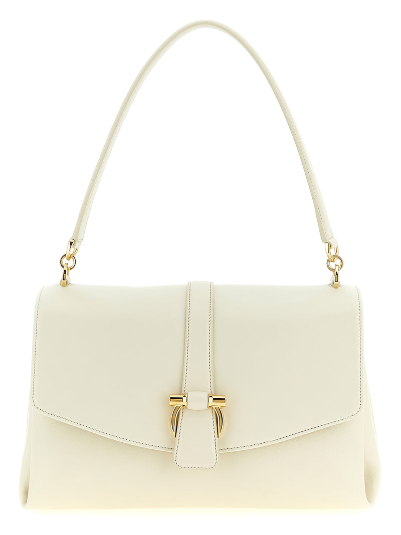 Ferragamo White Calfskin Shoulder Bag - TH (M) Model